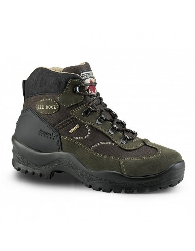 Green Suede Boot - RED ROCK