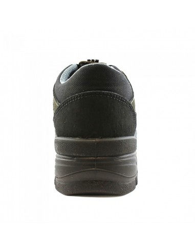 Gray Trekking Shoe With Elastic - RED...