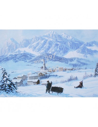 Stampa paesaggio da quadro di R....