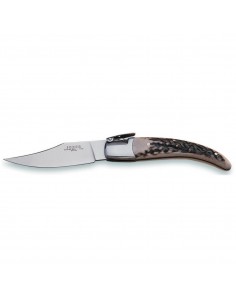 Knife with deer horn...