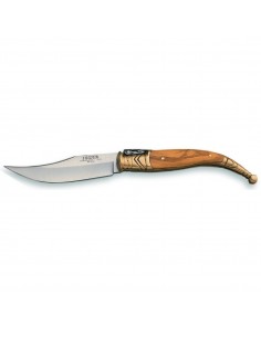 Knife with olive handle,...