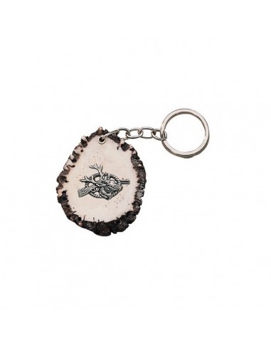 Deer Base Keyring With Deer Head And...