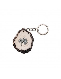 Porte-clés base cerf avec...