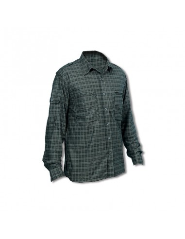 Camicia tessuto elasticizzato Verde A...