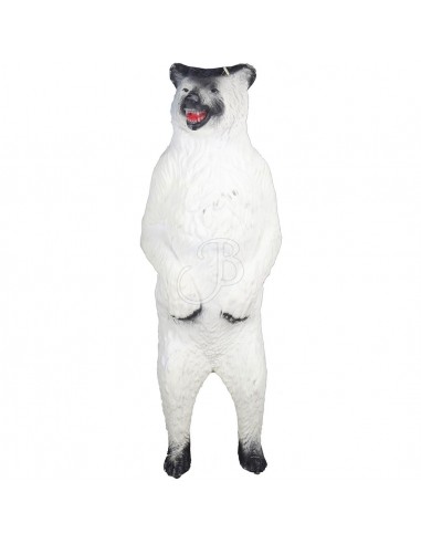 3D Silhouette White Bear Standing - A.A.