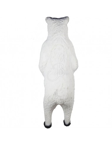 Ours blanc silhouette 3D debout - A.A.