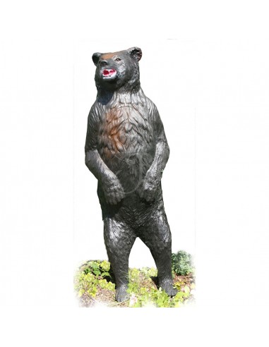 3D Standing Black Bear Silhouette - A.A.