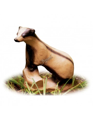 3D Badger Silhouette - A.A.