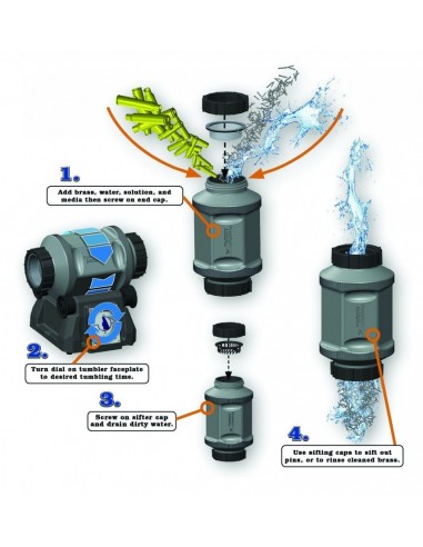 Rotary Tumbler Kit Sistema di pulizia...