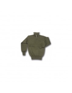 Maglione misto lana 1/2 zip...