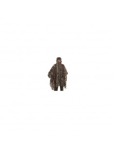 Poncho Fogliato Marrone -...