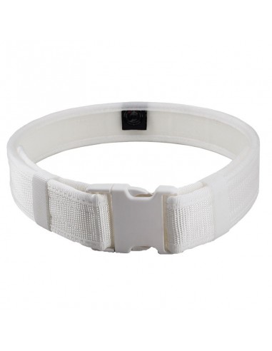 POLICE WHITE BELT in NYLON with BELT...