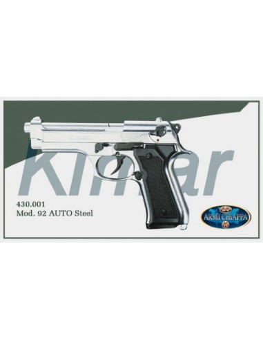BLANK PISTOL MODEL 92 CHROME CAL. 8...