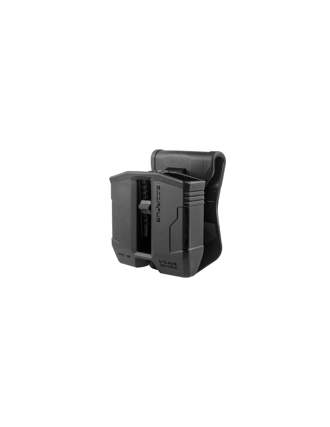 JBP Leather Double Magazine Pouch For Glock 17/19/22/23 – OWB Belt Carry, 9mm/.40