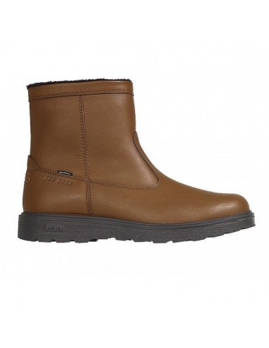 Gritex Brown Oiled Ankle Boot - RED ROCK