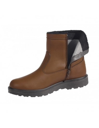 Gritex Brown Oiled Ankle Boot - RED ROCK