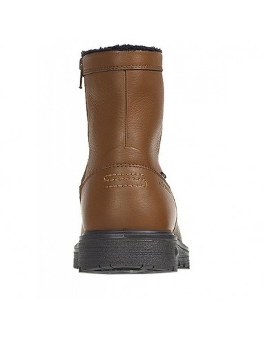 Gritex Brown Oiled Ankle Boot - RED ROCK