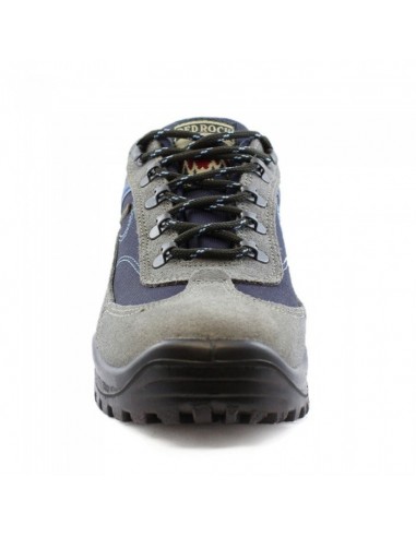 Chaussure de trekking en daim gris -...