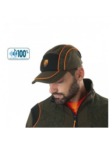 Sassolungo Waterproof Green Cap with...