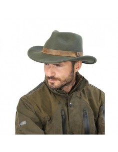 Gorro de lana verde -...