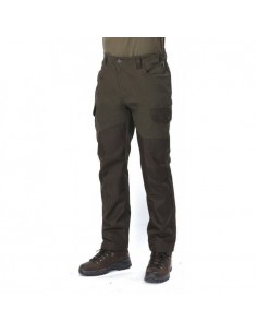 Pantalon non doublé vert...