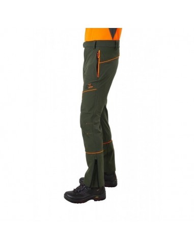 Pantalon stretch vert élan avec...