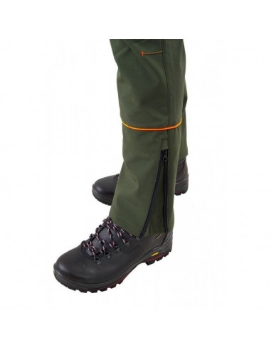 Green Elk Stretch Trousers with...