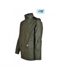 Chaqueta impermeable verde... 2