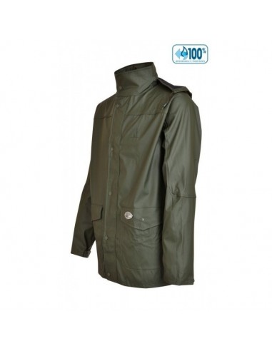 Veste imperméable vert Percussion -...