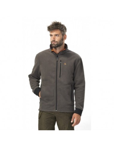 Veste polaire réversible vert/orange...