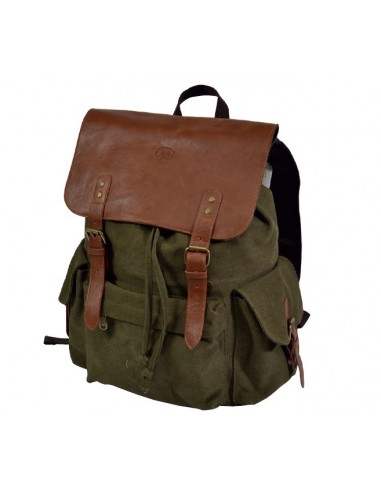 Multi-compartment backpack in canvas...