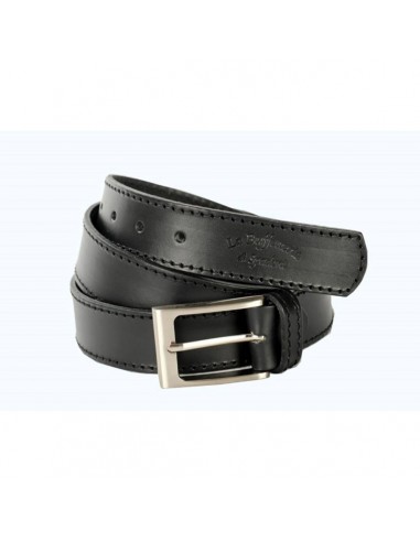 Cintura in Cuoio Nero mm35 - SPADONI