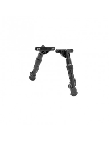 Two-piece handguard bipod with KeyMod...