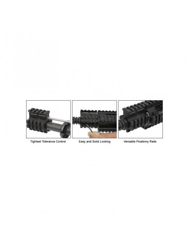 Quadrangular Gas Block for AR15 high...