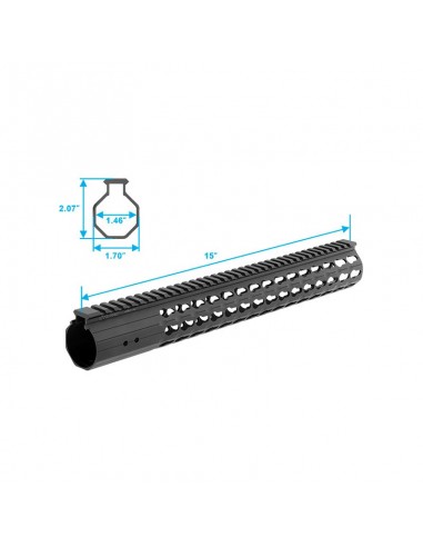 PRO Keymod Ruger RPR 15" Super Slim...