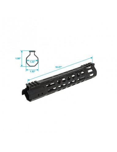 Garde-main Ultra Slim Free Float 10"...