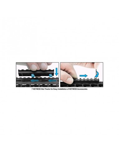 Handguard for AR15 10" SS Keymod Free...
