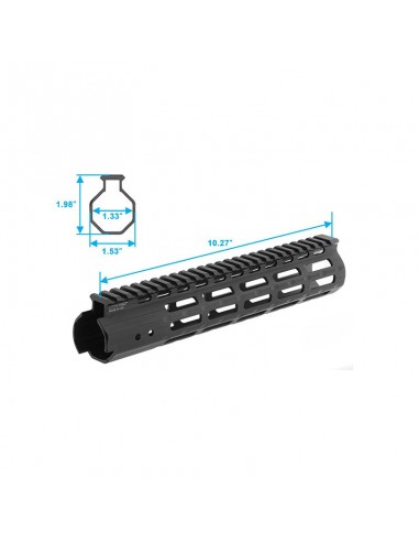 Garde main pour AR15 10" SS M-LOK...