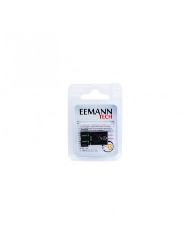Adjustable rear sight with fiber...
