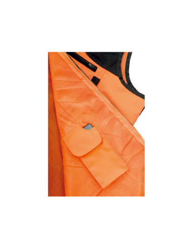 Gilet de chasse orange haute...