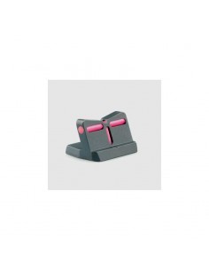 Red fiber optic leaf sight...
