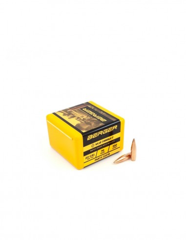 BULLETS 22 (.224) 70gr VLD TARGET 100...