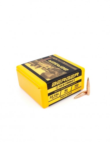 BULLETS 22 (.224) 90gr VLD TARGET 100...