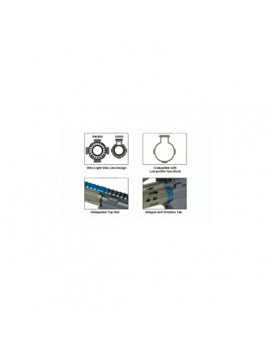 AR15 - 7" Flat Dark Earth Free Float...
