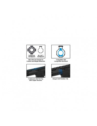 Guardamanos 13" Free Float Super Slim...