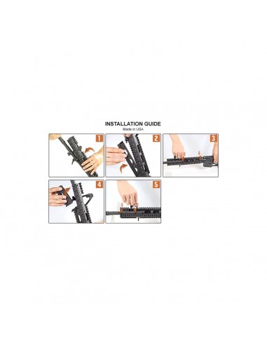 Garde-main pour carabines AR15 -...