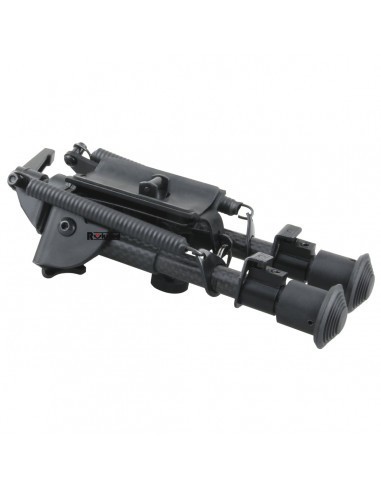 Carbon Fiber 6-9" Swivel Spring Bipod...