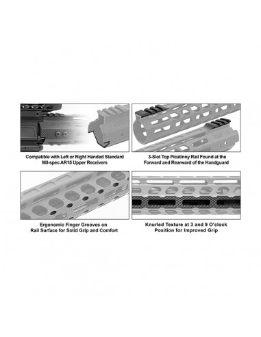 Ultra Slim Free Float 15" M-Lok...