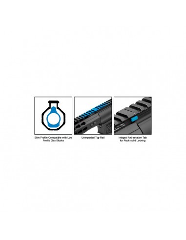 Guardamano Rail da 15" per AR10 Free...