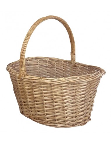 Basket Mushrooms Light Oval Broken...